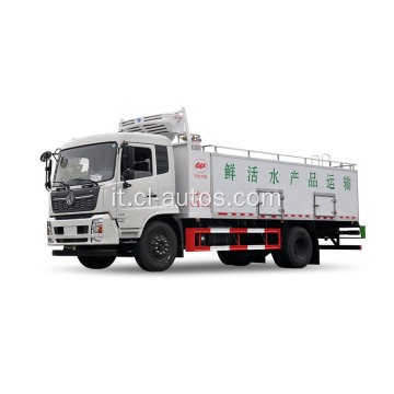 Dongfeng 4x2 10tons 15000L Truck di trasporto di pesce fresco